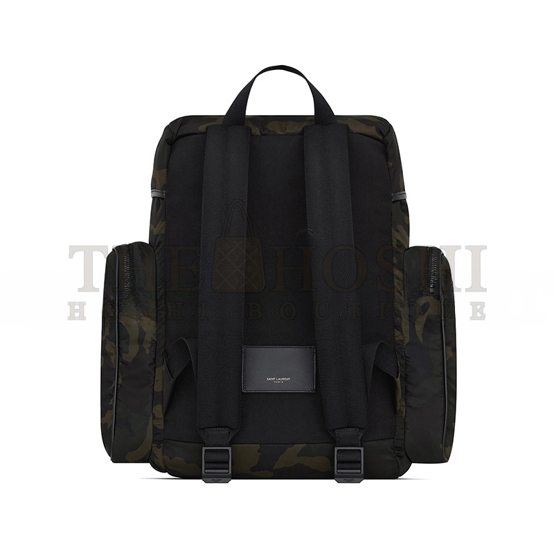 Y51 CITY MULTI-POCKET BACKPACK IN SMOOTH LEATHER 215473399 (42*34*22cm) Master Quality